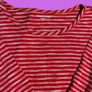 Coldwater Creel Women's Longsleeve Stripes Dress Size Small